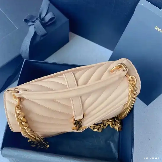 Rep ladies REP Medium shoulder YSL leather bag-24*17*6.5cm 0610